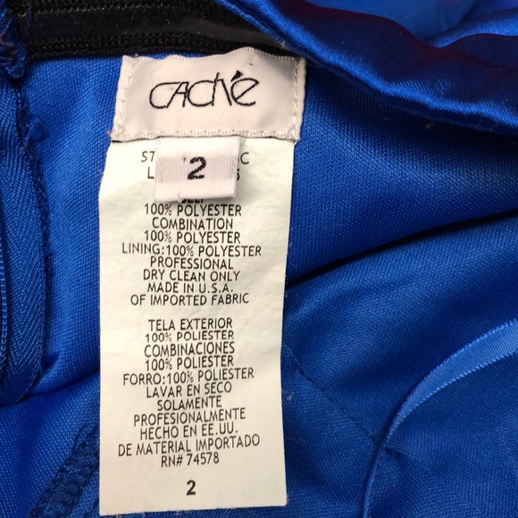 Cache strapless dress 💠💙💠 - Picture 4 of 4